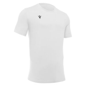 Camiseta blanca algodón. Macron. Boost