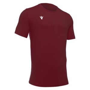 Camiseta granate algodón. Macron. Boost