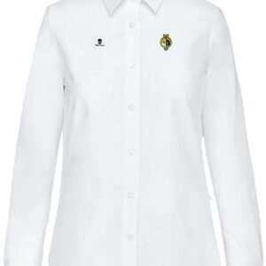 Camisa mujer blanca. Skull. Oxford