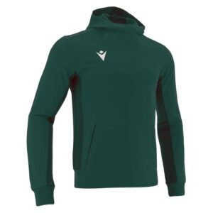 Sudadera verde botella. Macron. Electro
