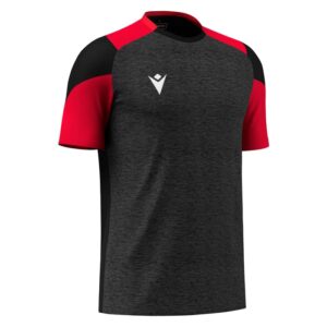 Camiseta nergo/rojo. Macron. Golem