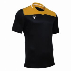 Camiseta de juego amarilla/negra. Macron. Jasper