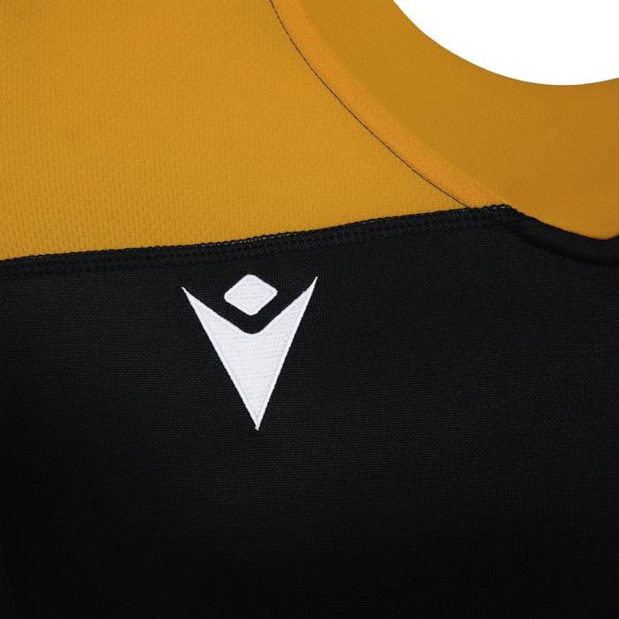 Camiseta de juego amarilla/negra. Macron. Jasper - Imagen 5