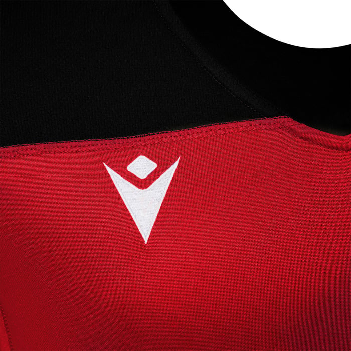 Camiseta de juego roja/negra. Macron. Jasper - Imagen 2