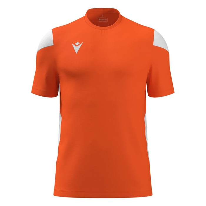 Camiseta naranja/blanco. Macron. Polis - Imagen 6