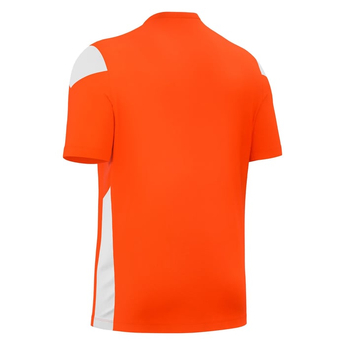 Camiseta naranja/blanco. Macron. Polis - Imagen 5