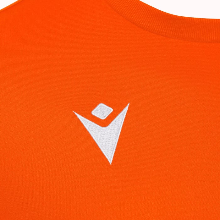 Camiseta naranja/blanco. Macron. Polis - Imagen 4
