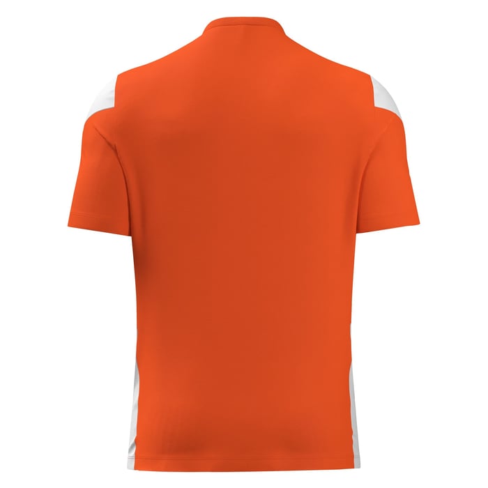 Camiseta naranja/blanco. Macron. Polis - Imagen 3