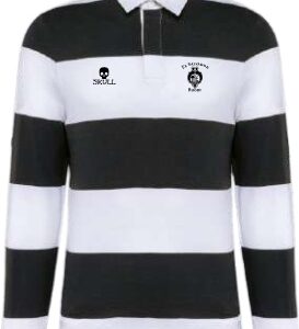 Polo manga larga Unisex. Skull. Clásico