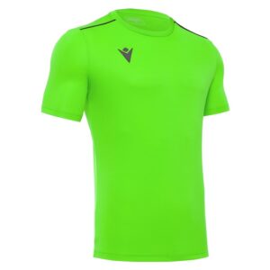 Camiseta de Entrenamiento Verde Fluor. Macron. Rigel Hero SS
