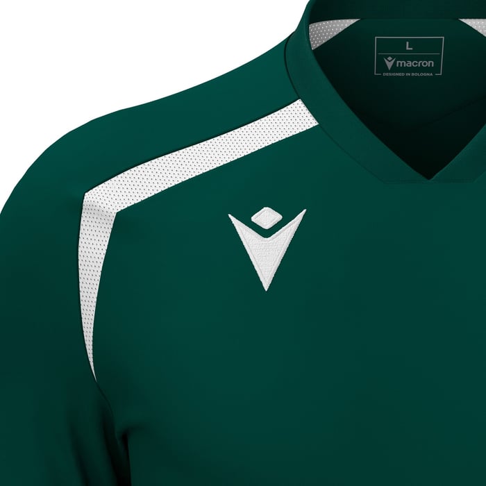 Camiseta verde/blanco. Macron. Wyrm - Imagen 5