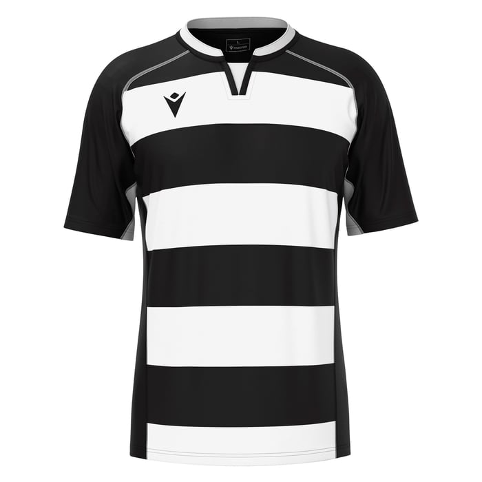 Camiseta de juego negra/blanca. Macron. Alabastro - Imagen 3