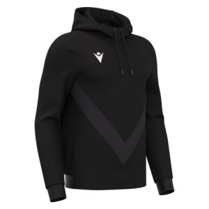 Sudadera negra. Macron. Fenders