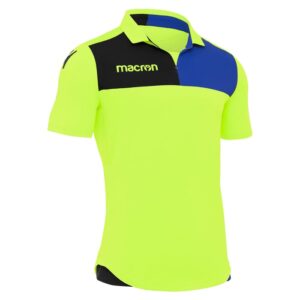 Camiseta Amarillo flúor/Negra/Azul. Macron. Nunki SS
